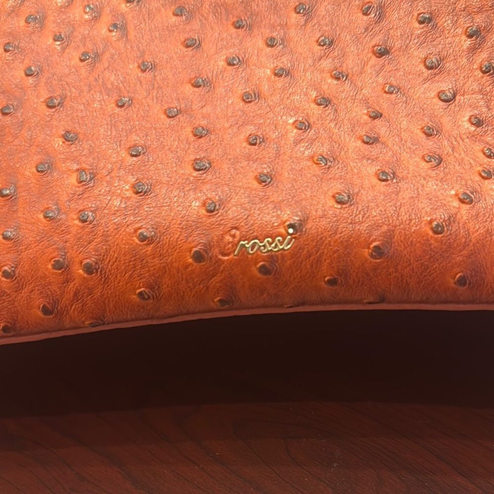 Elegant Orange/Brown Bow Handbag - Picture 6 of 12
